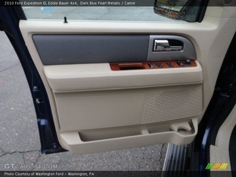 Dark Blue Pearl Metallic / Camel 2010 Ford Expedition EL Eddie Bauer 4x4
