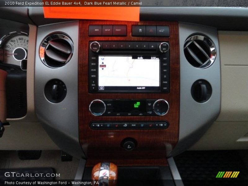 Dark Blue Pearl Metallic / Camel 2010 Ford Expedition EL Eddie Bauer 4x4