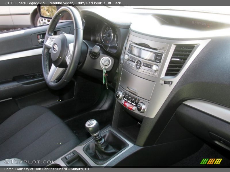 Ruby Red Pearl / Off Black 2010 Subaru Legacy 2.5i Premium Sedan