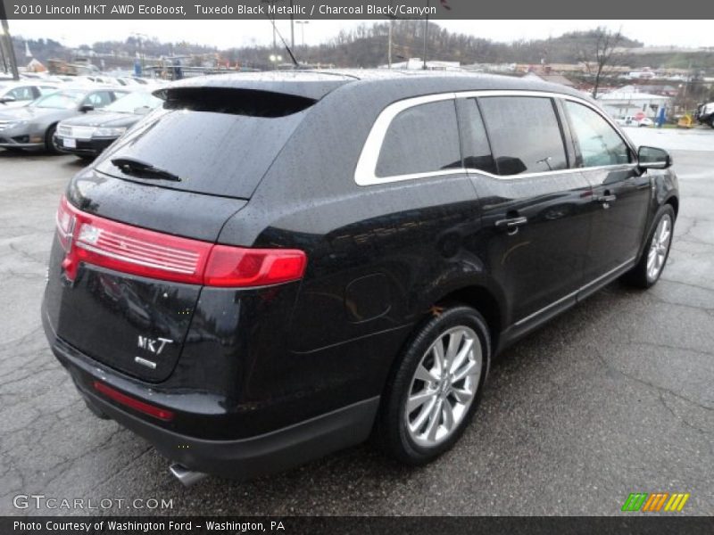 Tuxedo Black Metallic / Charcoal Black/Canyon 2010 Lincoln MKT AWD EcoBoost