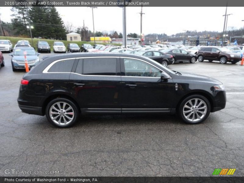 Tuxedo Black Metallic / Charcoal Black/Canyon 2010 Lincoln MKT AWD EcoBoost