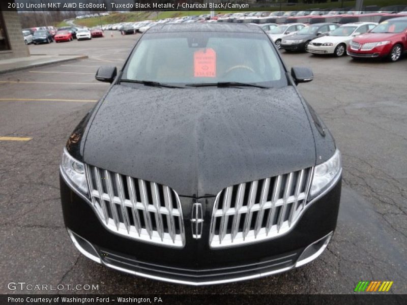 Tuxedo Black Metallic / Charcoal Black/Canyon 2010 Lincoln MKT AWD EcoBoost