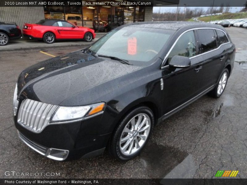 Tuxedo Black Metallic / Charcoal Black/Canyon 2010 Lincoln MKT AWD EcoBoost