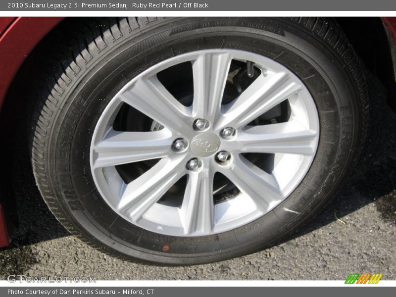 Ruby Red Pearl / Off Black 2010 Subaru Legacy 2.5i Premium Sedan
