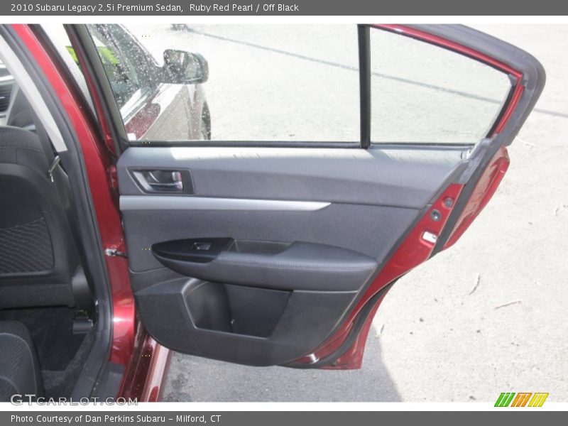 Ruby Red Pearl / Off Black 2010 Subaru Legacy 2.5i Premium Sedan