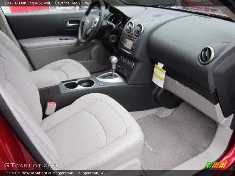 Cayenne Red / Gray 2012 Nissan Rogue SL AWD