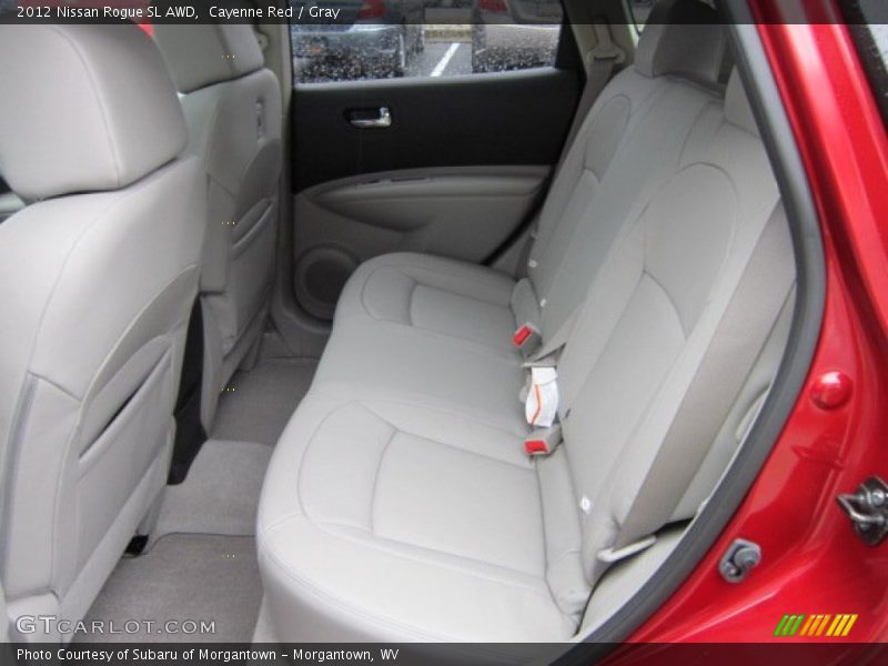Cayenne Red / Gray 2012 Nissan Rogue SL AWD