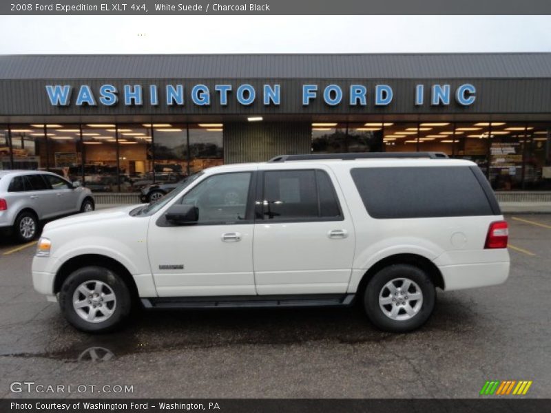 White Suede / Charcoal Black 2008 Ford Expedition EL XLT 4x4