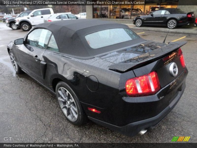  2011 Mustang GT/CS California Special Convertible Ebony Black
