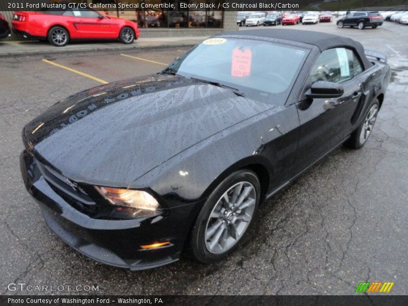 Front 3/4 View of 2011 Mustang GT/CS California Special Convertible