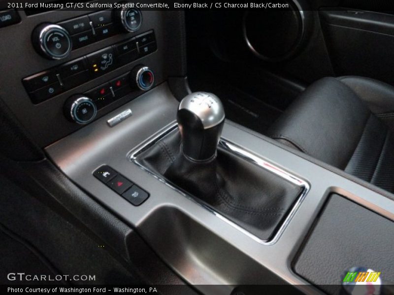  2011 Mustang GT/CS California Special Convertible 6 Speed Manual Shifter