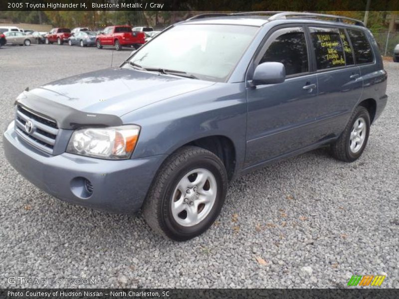 Bluestone Metallic / Gray 2005 Toyota Highlander I4