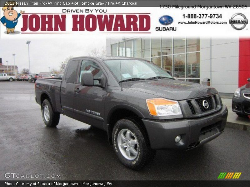 Smoke Gray / Pro 4X Charcoal 2012 Nissan Titan Pro-4X King Cab 4x4