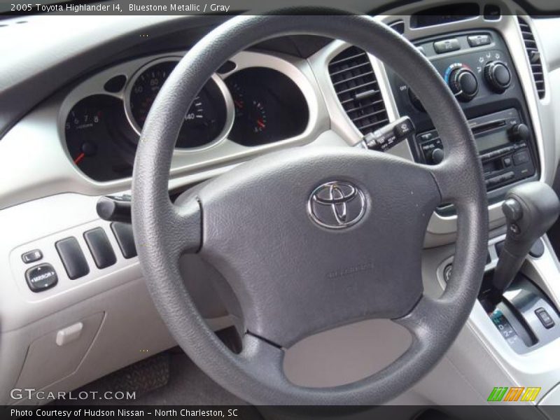 Bluestone Metallic / Gray 2005 Toyota Highlander I4