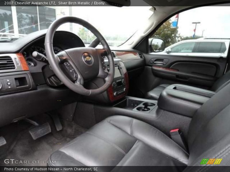 Silver Birch Metallic / Ebony 2007 Chevrolet Avalanche LTZ