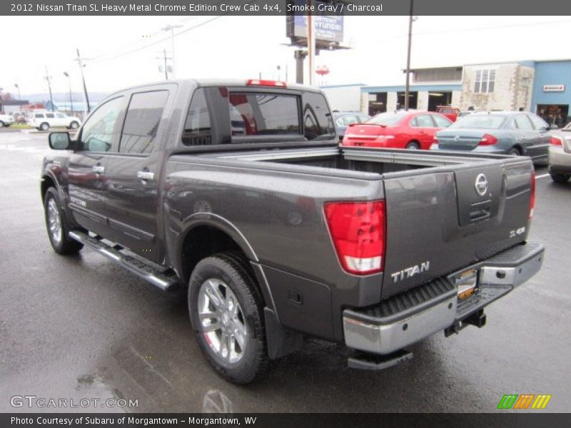 Smoke Gray / Charcoal 2012 Nissan Titan SL Heavy Metal Chrome Edition Crew Cab 4x4