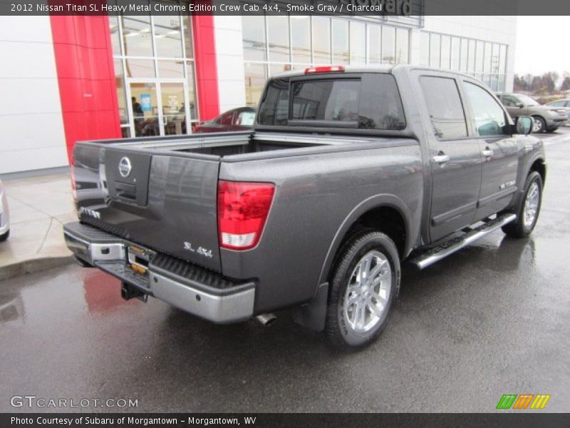 Smoke Gray / Charcoal 2012 Nissan Titan SL Heavy Metal Chrome Edition Crew Cab 4x4