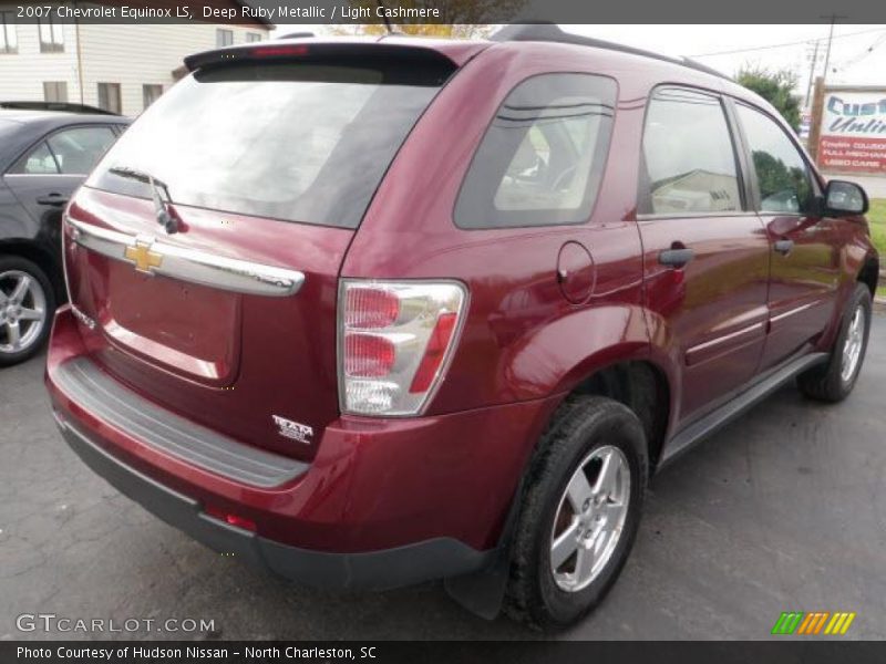 Deep Ruby Metallic / Light Cashmere 2007 Chevrolet Equinox LS