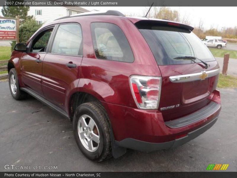 Deep Ruby Metallic / Light Cashmere 2007 Chevrolet Equinox LS