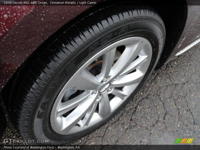 Cinnamon Metallic / Light Camel 2009 Lincoln MKS AWD Sedan