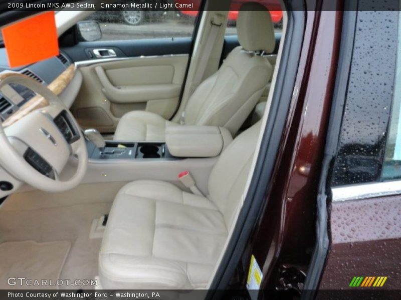 Cinnamon Metallic / Light Camel 2009 Lincoln MKS AWD Sedan