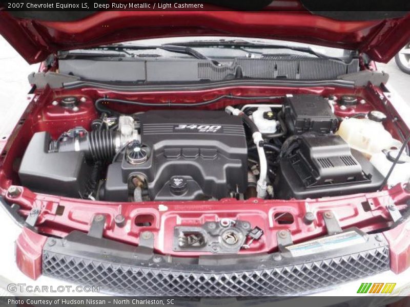 Deep Ruby Metallic / Light Cashmere 2007 Chevrolet Equinox LS