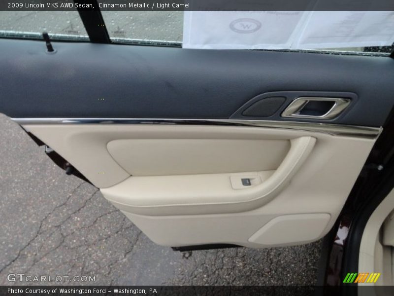 Cinnamon Metallic / Light Camel 2009 Lincoln MKS AWD Sedan