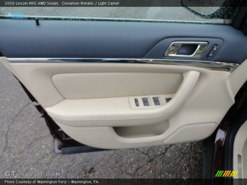 Cinnamon Metallic / Light Camel 2009 Lincoln MKS AWD Sedan