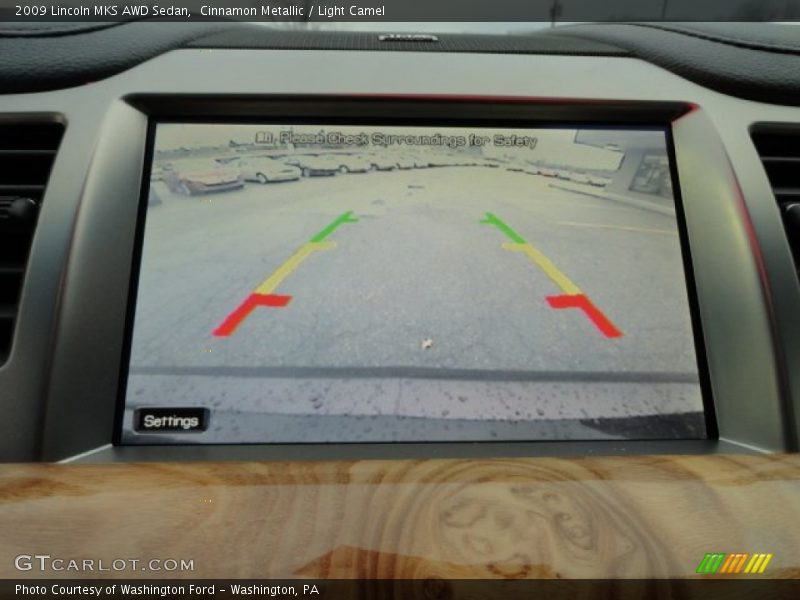Cinnamon Metallic / Light Camel 2009 Lincoln MKS AWD Sedan