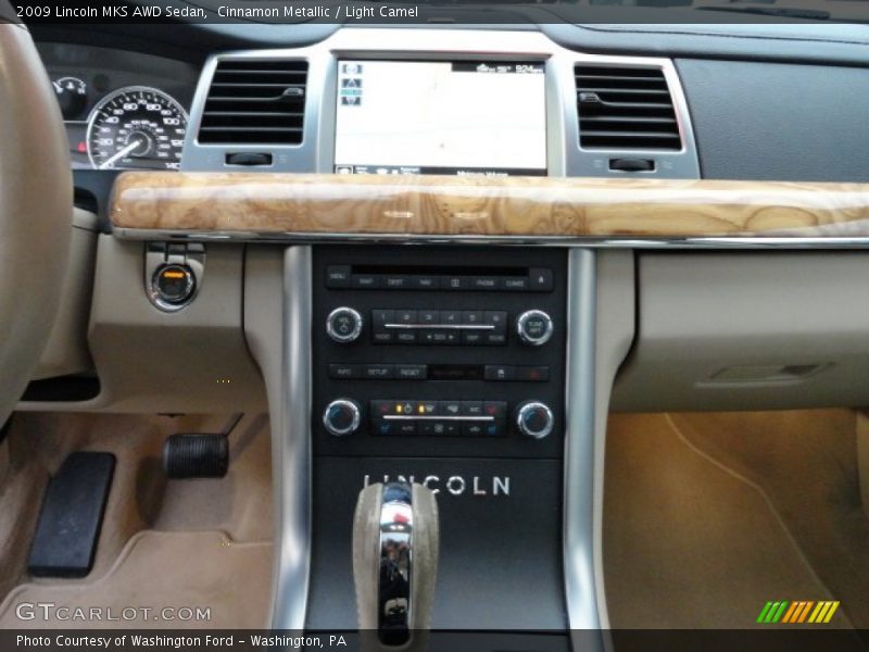 Cinnamon Metallic / Light Camel 2009 Lincoln MKS AWD Sedan