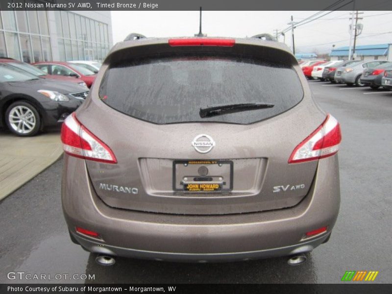 Tinted Bronze / Beige 2012 Nissan Murano SV AWD