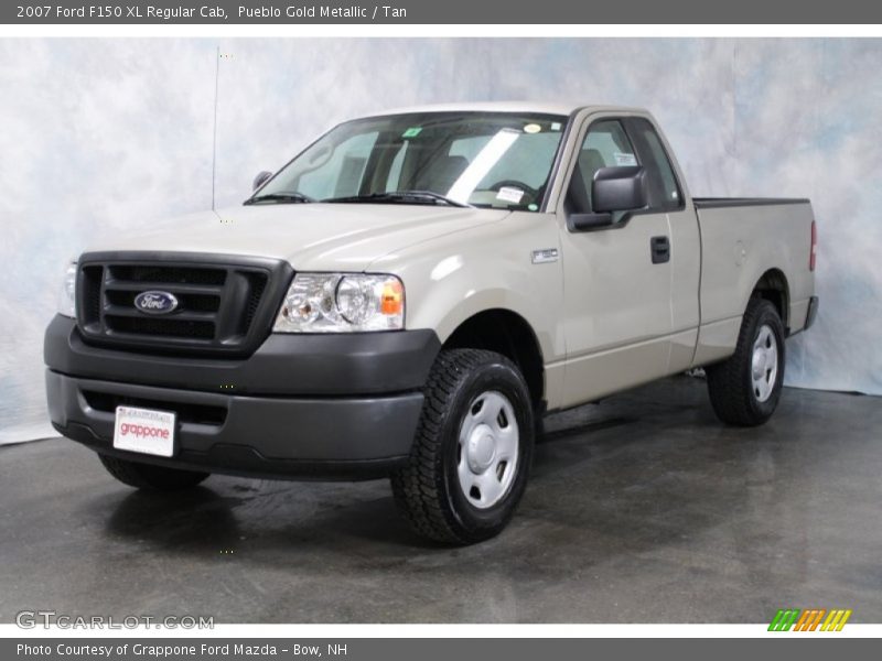 Pueblo Gold Metallic / Tan 2007 Ford F150 XL Regular Cab