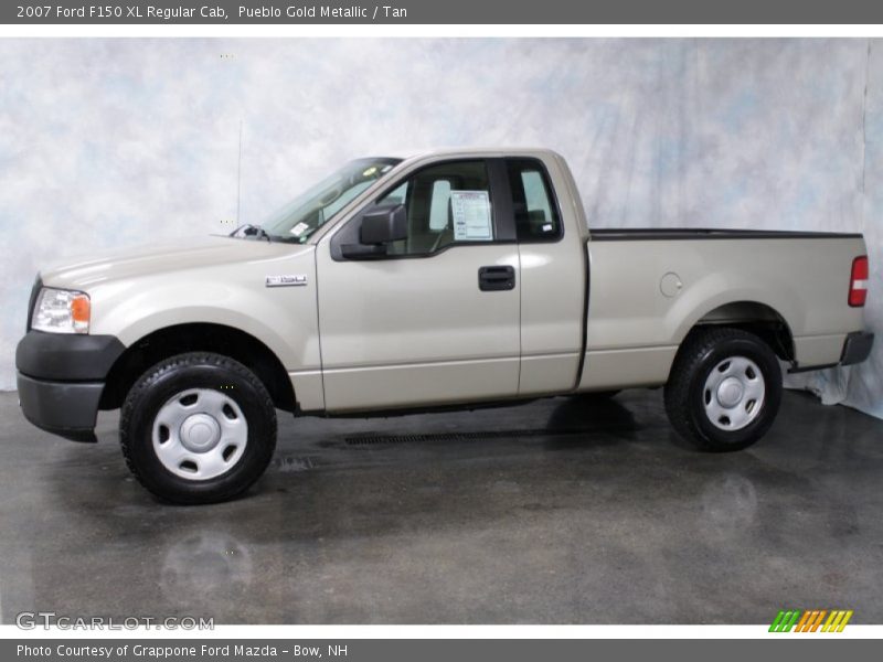 Pueblo Gold Metallic / Tan 2007 Ford F150 XL Regular Cab