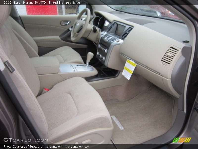 Tinted Bronze / Beige 2012 Nissan Murano SV AWD