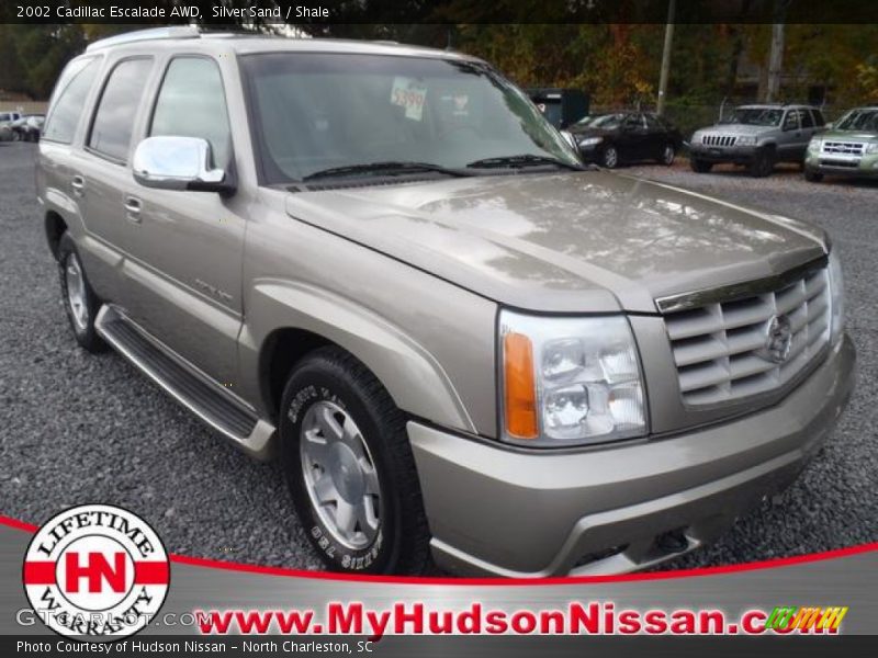 Silver Sand / Shale 2002 Cadillac Escalade AWD