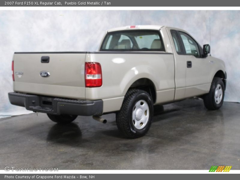 Pueblo Gold Metallic / Tan 2007 Ford F150 XL Regular Cab