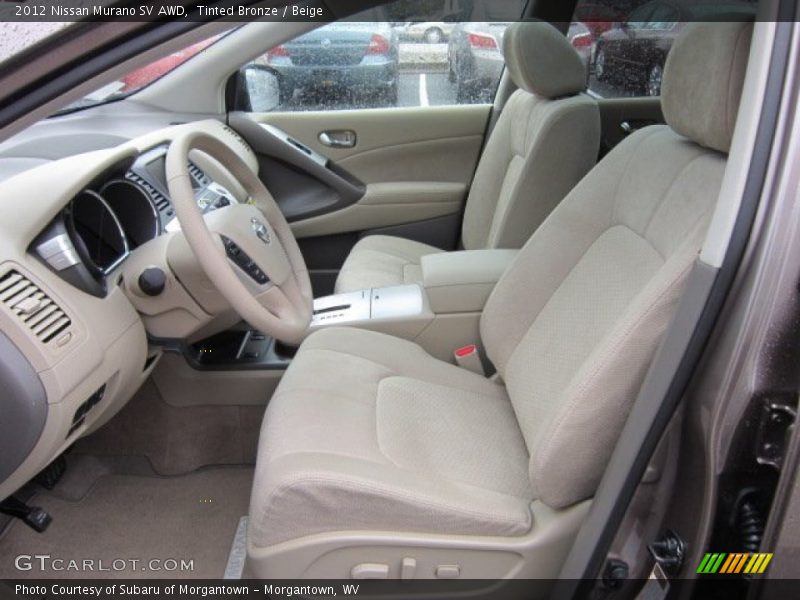 Tinted Bronze / Beige 2012 Nissan Murano SV AWD
