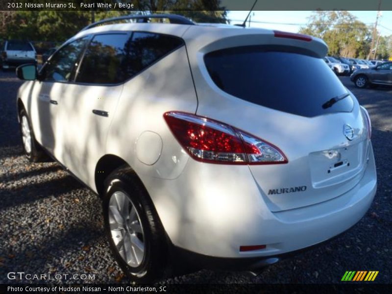 Pearl White / Beige 2012 Nissan Murano SL