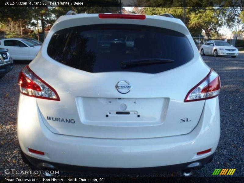 Pearl White / Beige 2012 Nissan Murano SL