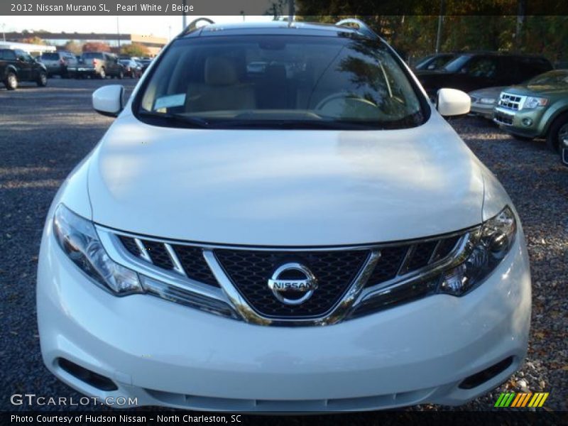 Pearl White / Beige 2012 Nissan Murano SL