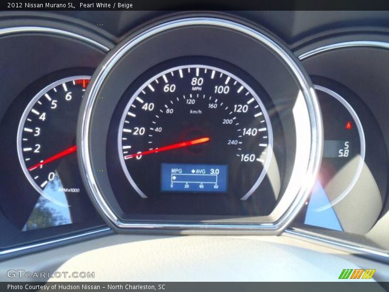 Pearl White / Beige 2012 Nissan Murano SL
