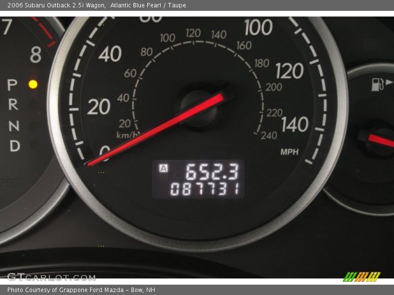 Atlantic Blue Pearl / Taupe 2006 Subaru Outback 2.5i Wagon