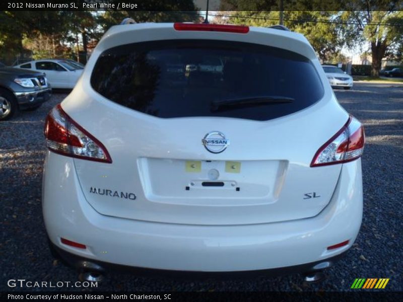 Pearl White / Beige 2012 Nissan Murano SL