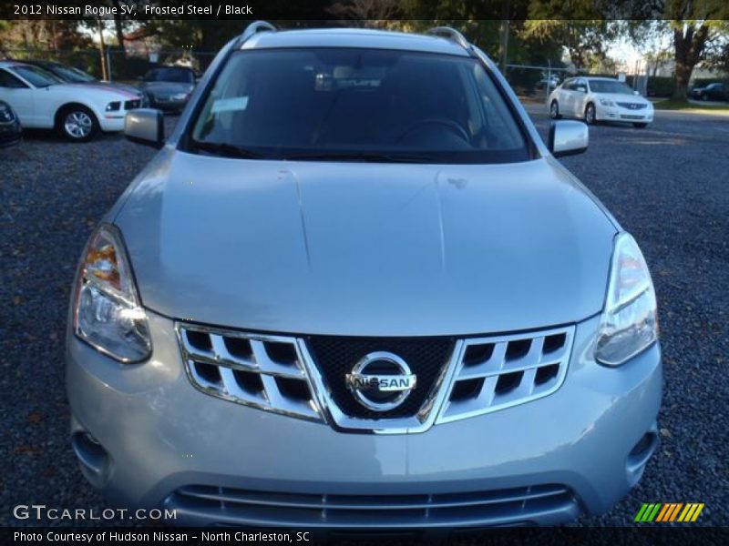 Frosted Steel / Black 2012 Nissan Rogue SV