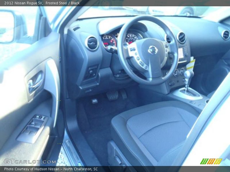 Frosted Steel / Black 2012 Nissan Rogue SV