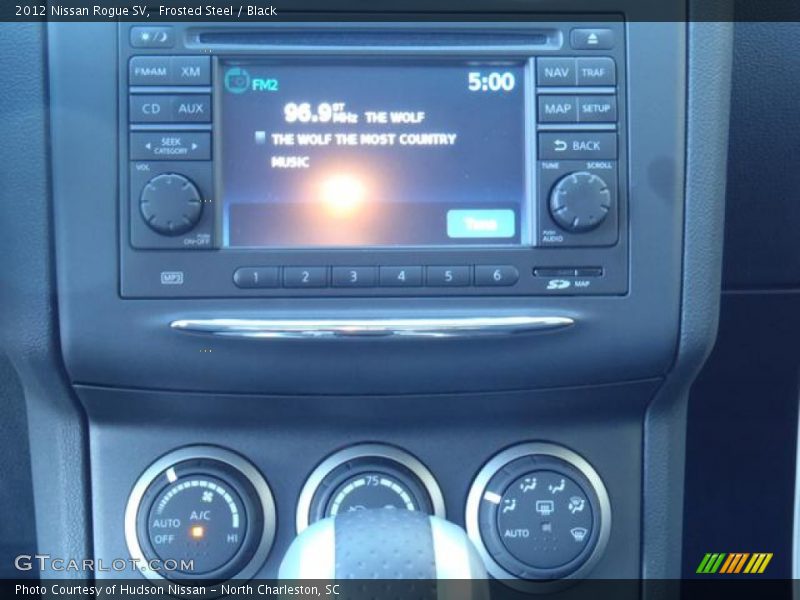 Frosted Steel / Black 2012 Nissan Rogue SV