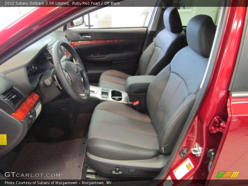 Ruby Red Pearl / Off Black 2012 Subaru Outback 3.6R Limited