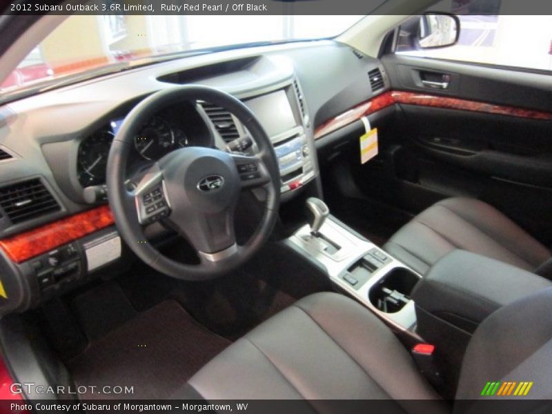 Ruby Red Pearl / Off Black 2012 Subaru Outback 3.6R Limited
