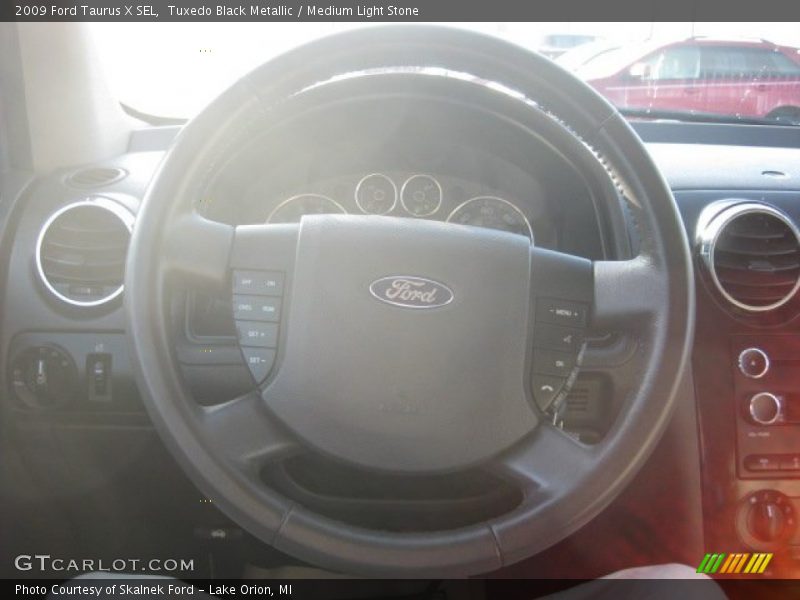 Tuxedo Black Metallic / Medium Light Stone 2009 Ford Taurus X SEL