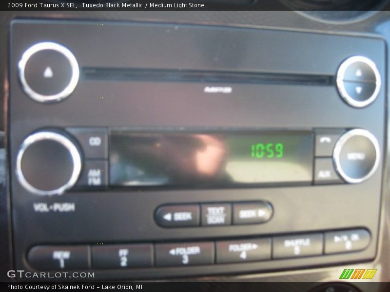 Tuxedo Black Metallic / Medium Light Stone 2009 Ford Taurus X SEL